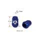 Гайка колесная ALFARRO A801444 BU M12х1,25х35мм Конус(Matiz, Nissan, Niva, Subaru, Suzuki) Закрытая Синий Хром Ключ19