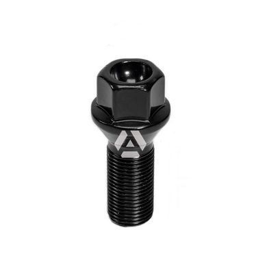 Болт колісний ALFARRO A177110 BK М14х1,25х28мм Конус (BMW, Mini) Чорний Ключ 17мм
