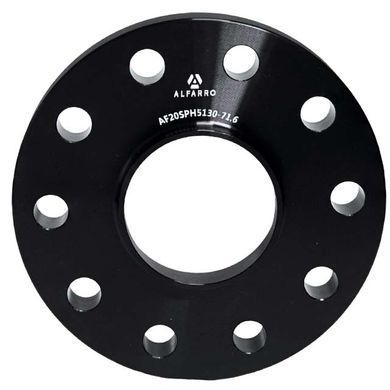 Колесная проставка ALFARRO 1шт 20мм PCD 5x130 DIA 71.6 для Audi, Porsche, Volkswagen (Кованая)