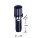 Болт колесный шлицевой ALFARRO A177130SD BACr M14х1,25х33мм Конус для узких отверстий в диске Черный Хром Ключ-Адаптер