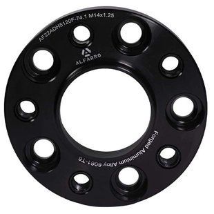 Колесная проставка-адаптер ALFARRO 1 шт. 22мм PCD 5x120 DIA 74.1 с футорками 14x1.25 для BMW (Кованая)