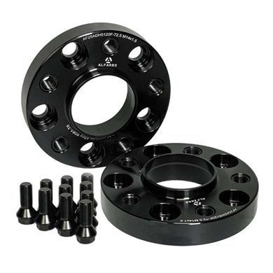 Колесная проставка-адаптер ALFARRO 1 шт. 25 мм PCD 5x120 DIA 72.6 с футорками 14x1.5 для BMW (Кованая)