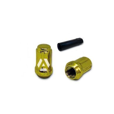 Гайка шлицевая ALFARRO A211445SD GD M12х1,5х35мм Конус Золотой Хром