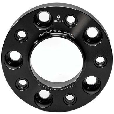 Колесная проставка-адаптер ALFARRO 1 шт. 25мм PCD 5x130 DIA 84.1 с футорками 14x1.5 для Mercedes-Benz, Ssang Yong (Кованая)